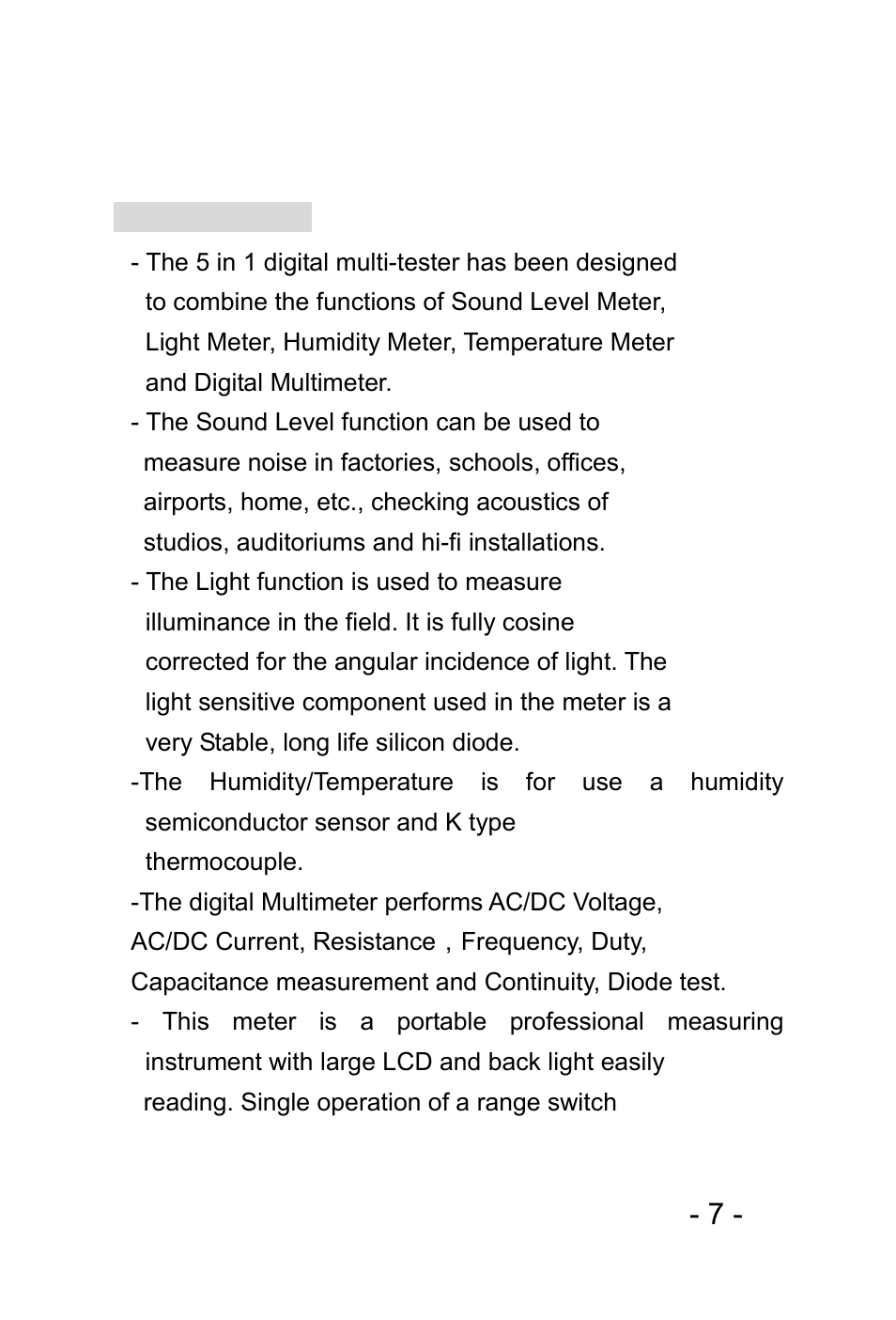 Prokit's Industries MT-1620 User Manual | Page 8 / 46