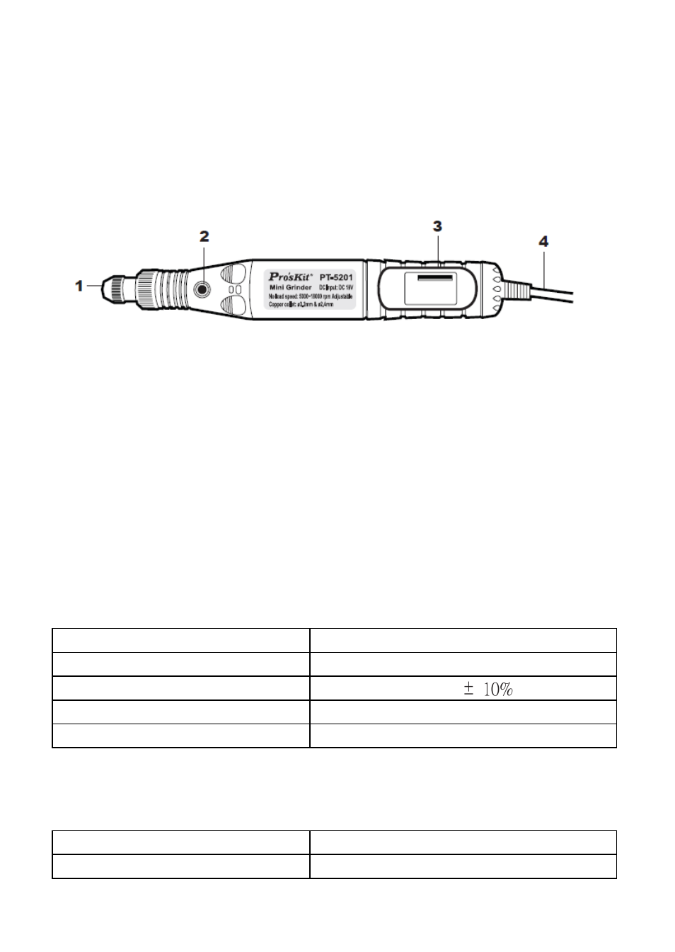 Prokit's Industries PT-5201A-B User Manual | Page 2 / 12