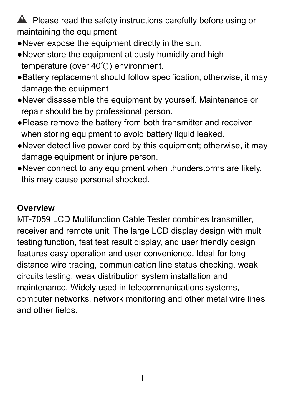 Prokit's Industries MT-7059 User Manual | Page 2 / 20