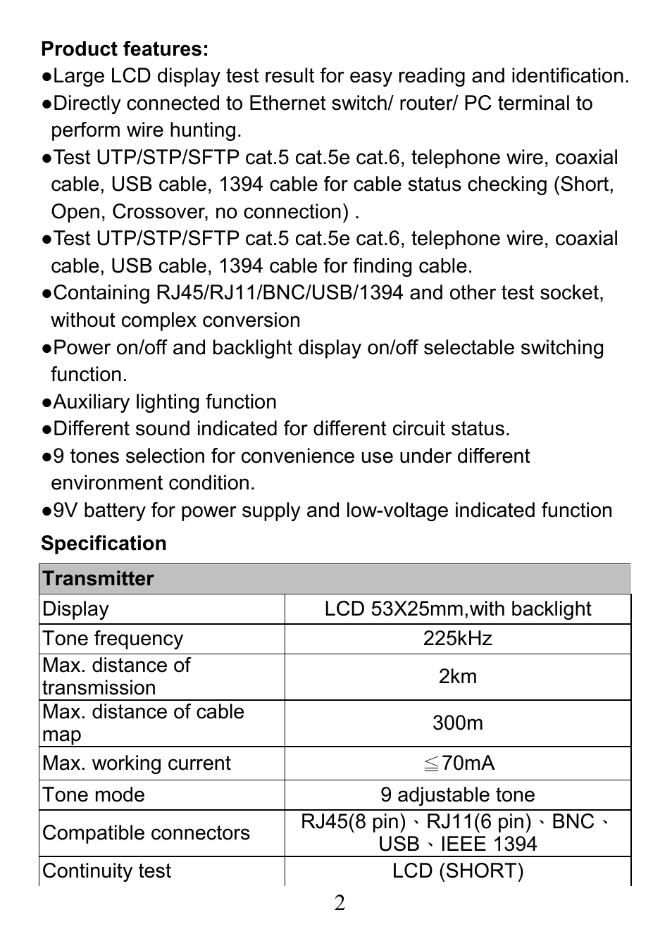 Prokit's Industries MT-7059 User Manual | Page 3 / 20