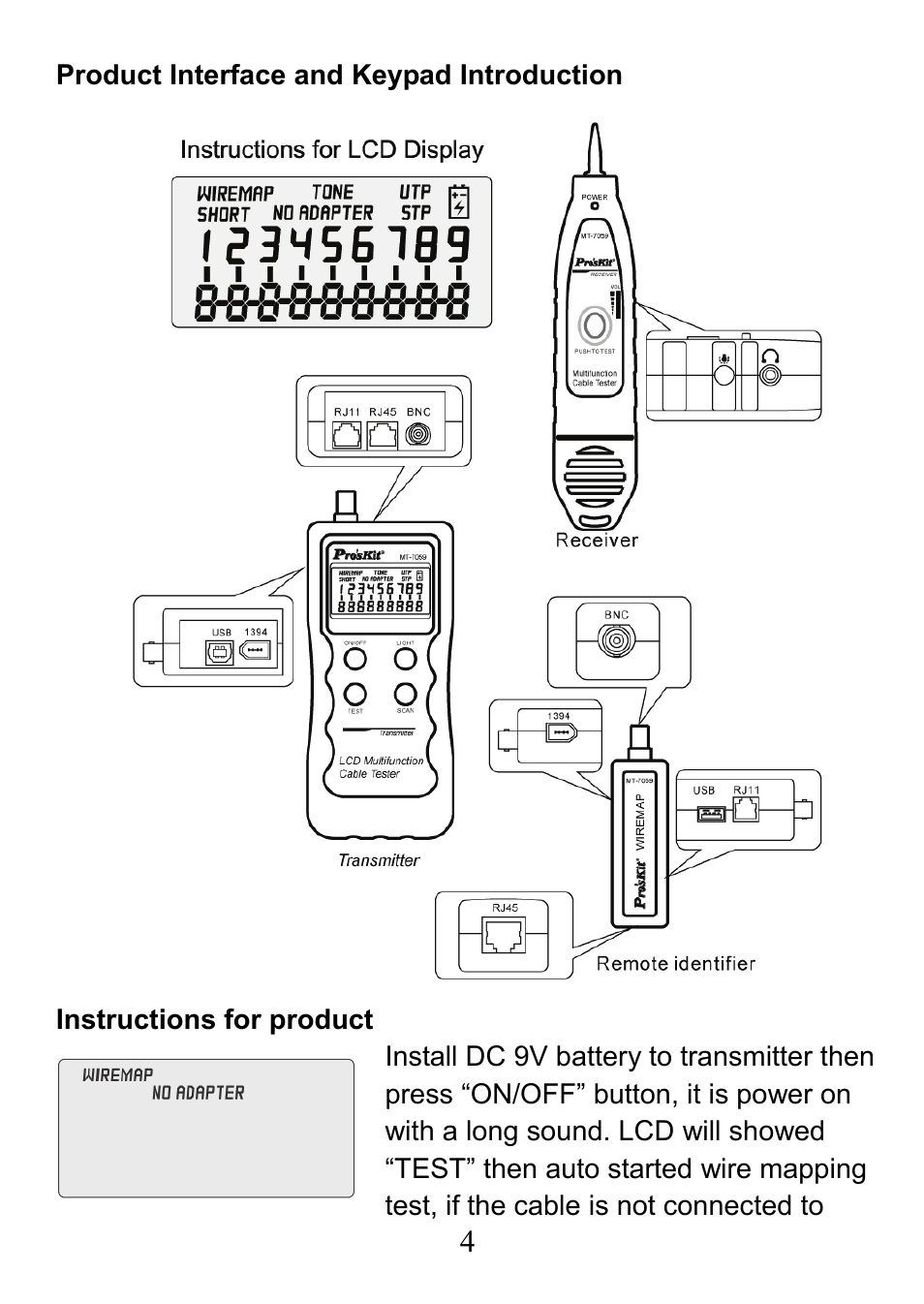 Prokit's Industries MT-7059 User Manual | Page 5 / 20