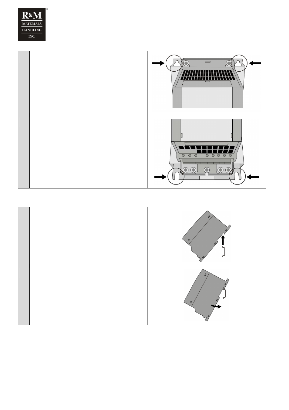 R&M Materials Handling VARIABLE SPEED CONTROLS ControlMaster NXT Service Manual User Manual | Page 14 / 53