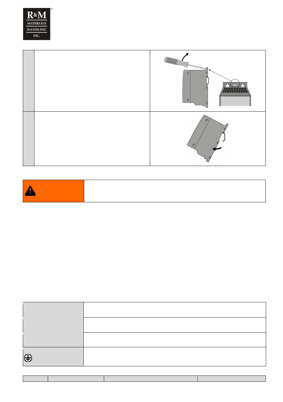 3 terminals | R&M Materials Handling VARIABLE SPEED CONTROLS ControlMaster NXT Service Manual User Manual | Page 15 / 53