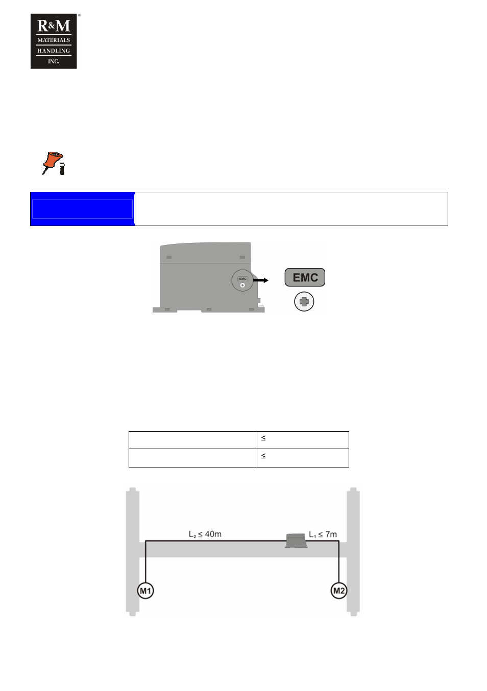 6 emc | R&M Materials Handling VARIABLE SPEED CONTROLS ControlMaster NXT Service Manual User Manual | Page 18 / 53