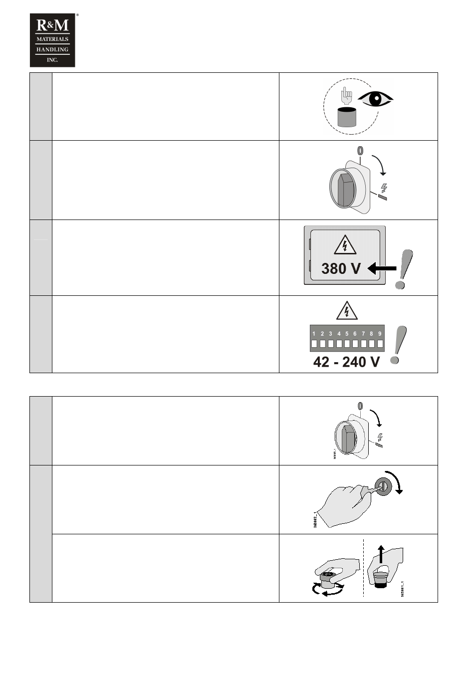 R&M Materials Handling VARIABLE SPEED CONTROLS ControlMaster NXT Service Manual User Manual | Page 38 / 53