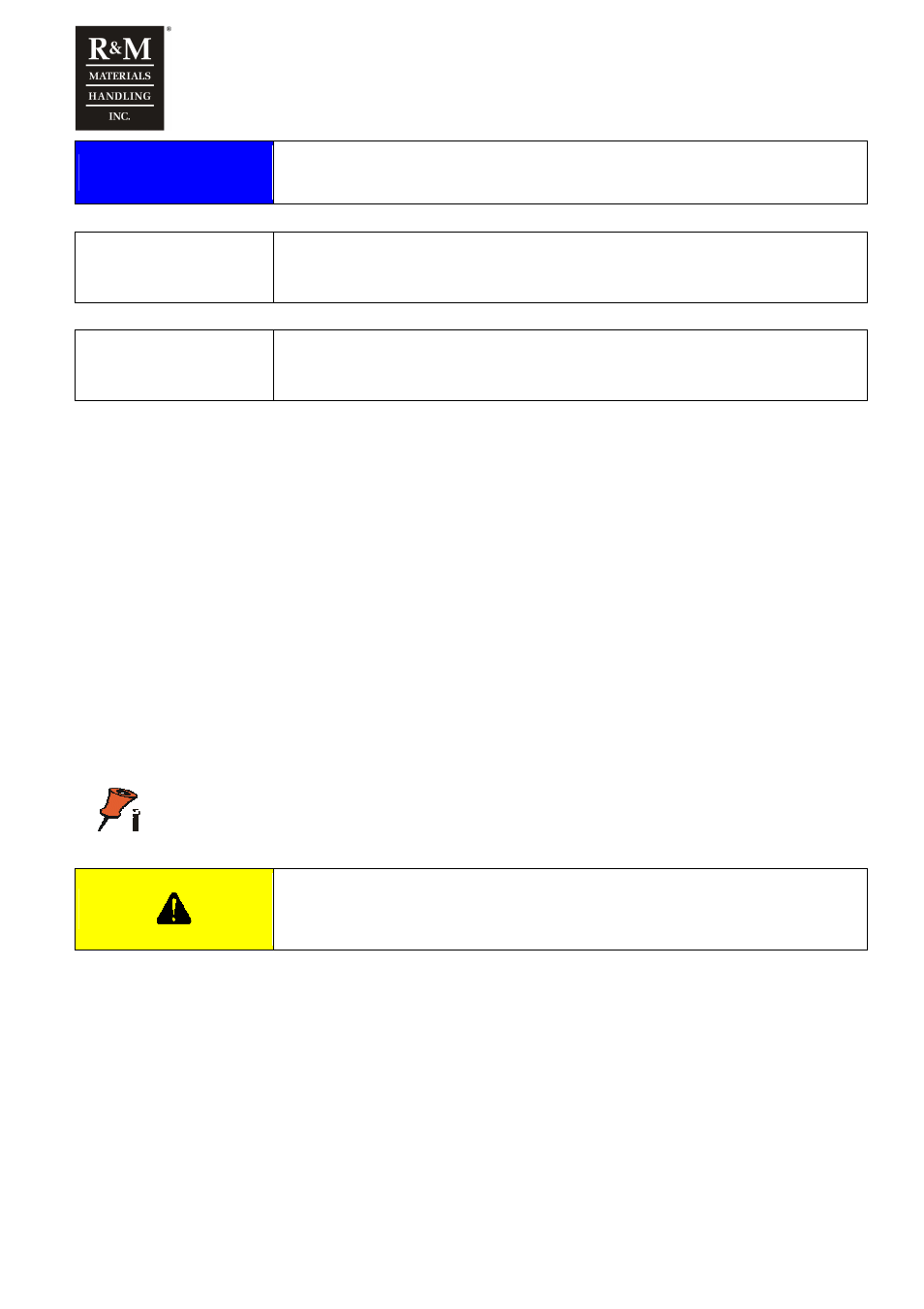 4 questions and comments, 5 exclusion of warranty, 6 manual use | R&M Materials Handling VARIABLE SPEED CONTROLS ControlMaster NXT Service Manual User Manual | Page 5 / 53