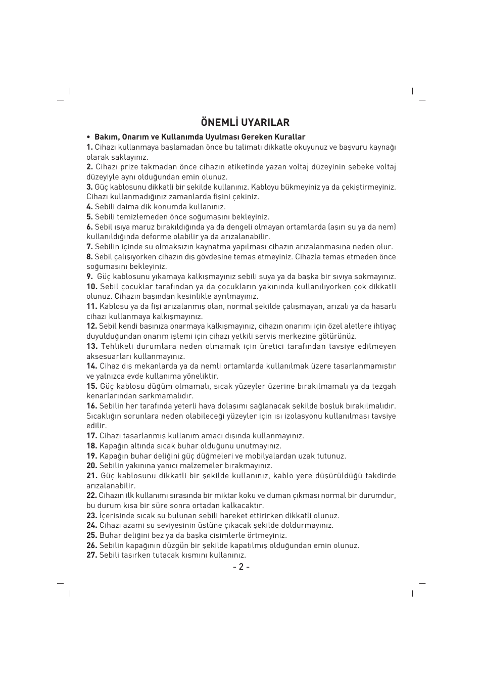 SINBO SK 2396 User Manual | Page 3 / 67