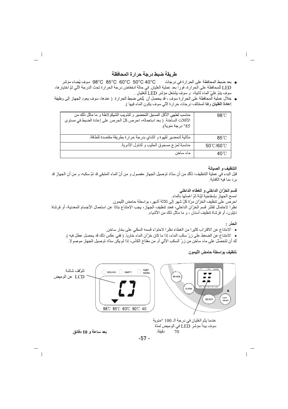 SINBO SK 2396 User Manual | Page 58 / 67