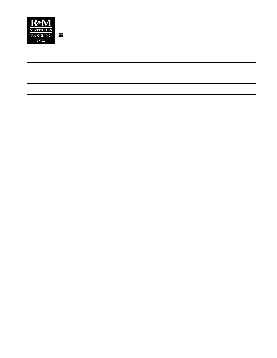 R&M Materials Handling END TRUCKS BRIDGE DRIVES WHEEL BLOCKS RT_RS User Manual | Page 20 / 29
