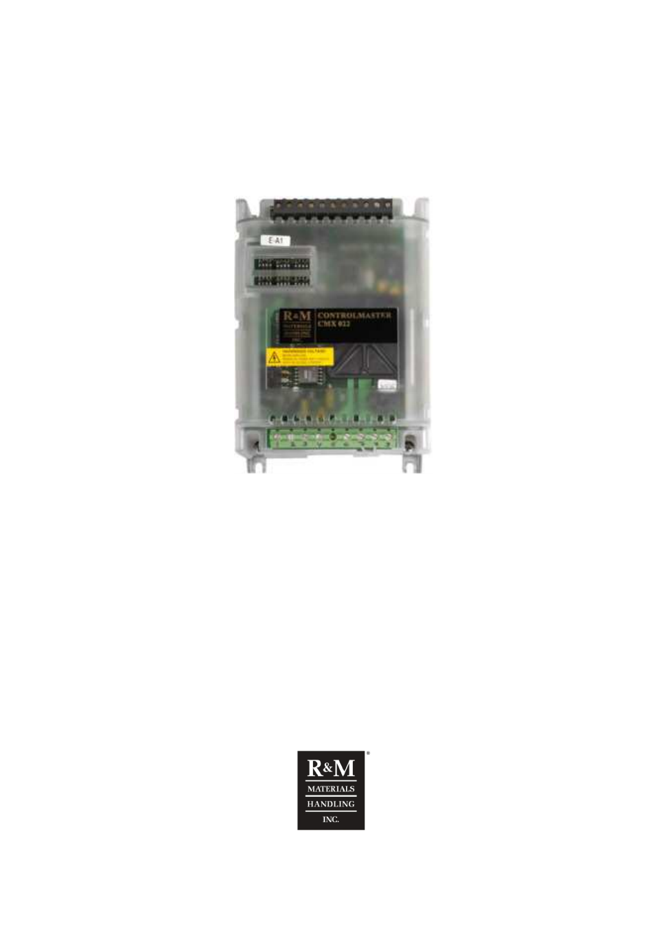 R&M Materials Handling VARIABLE SPEED CONTROLS CMXC 022 Service Manual User Manual | 14 pages