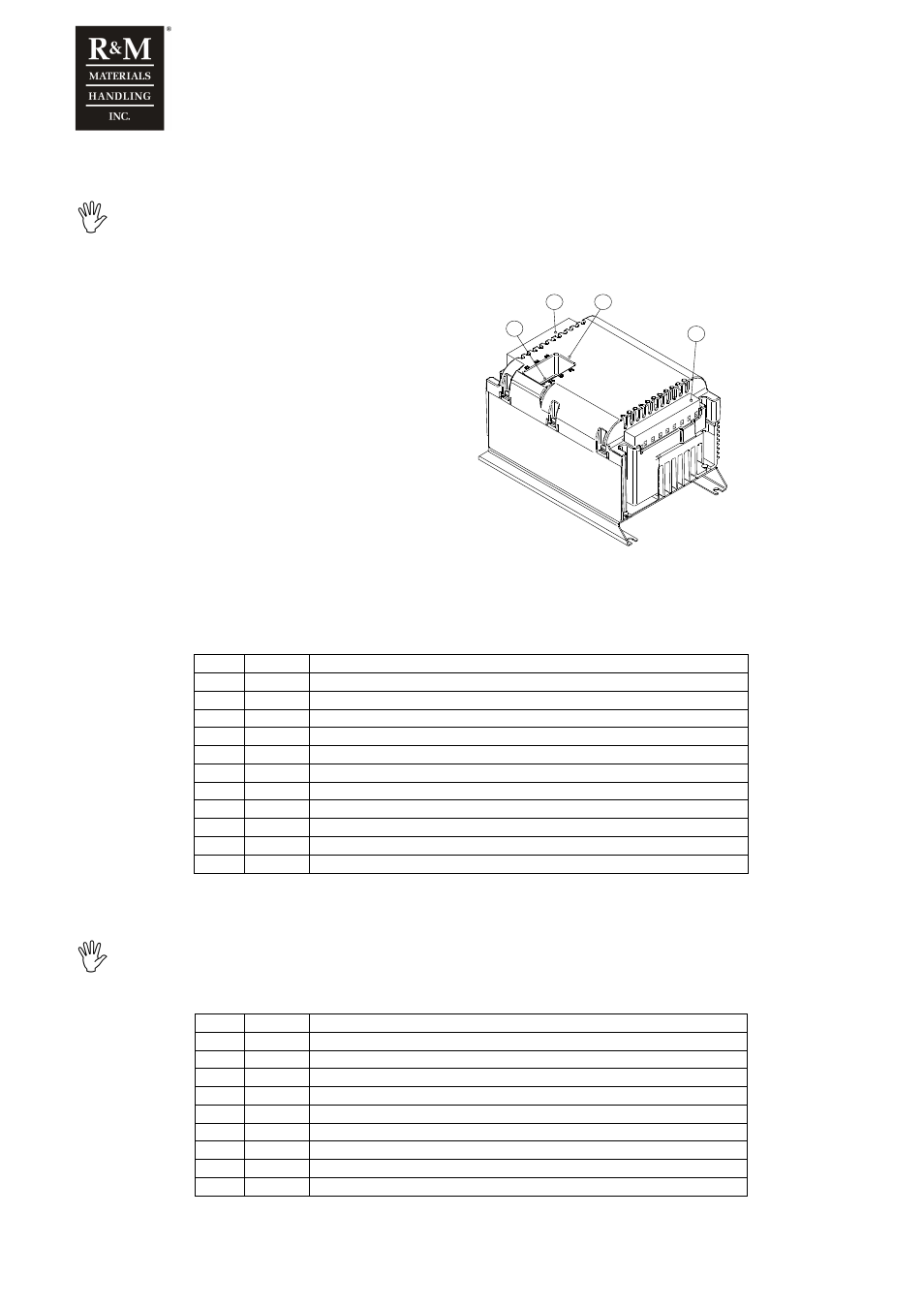 1 description of the inverter, 1 connections | R&M Materials Handling VARIABLE SPEED CONTROLS CMXC 022 Service Manual User Manual | Page 3 / 14