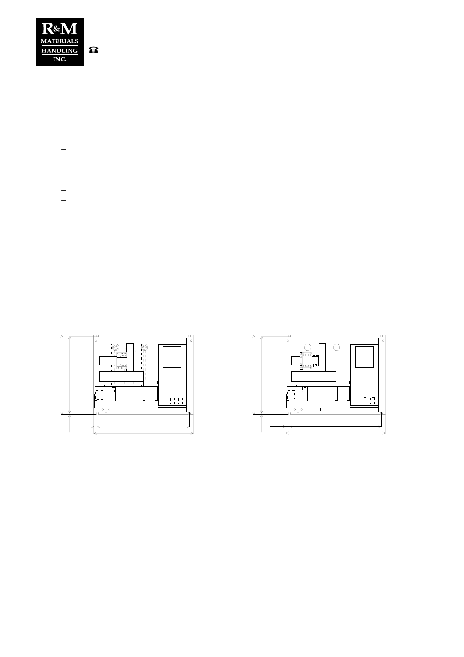 6 service, 7 layouts, dimensions and weights | R&M Materials Handling VARIABLE SPEED CONTROLS ControlMaster Elite Manual User Manual | Page 27 / 31