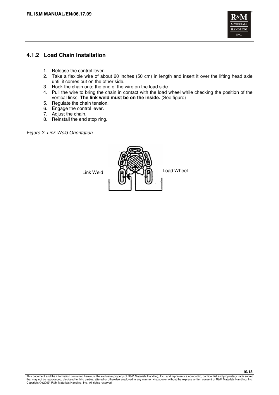 R&M Materials Handling MANUAL CHAIN HOISTS User Manual | Page 36 / 81