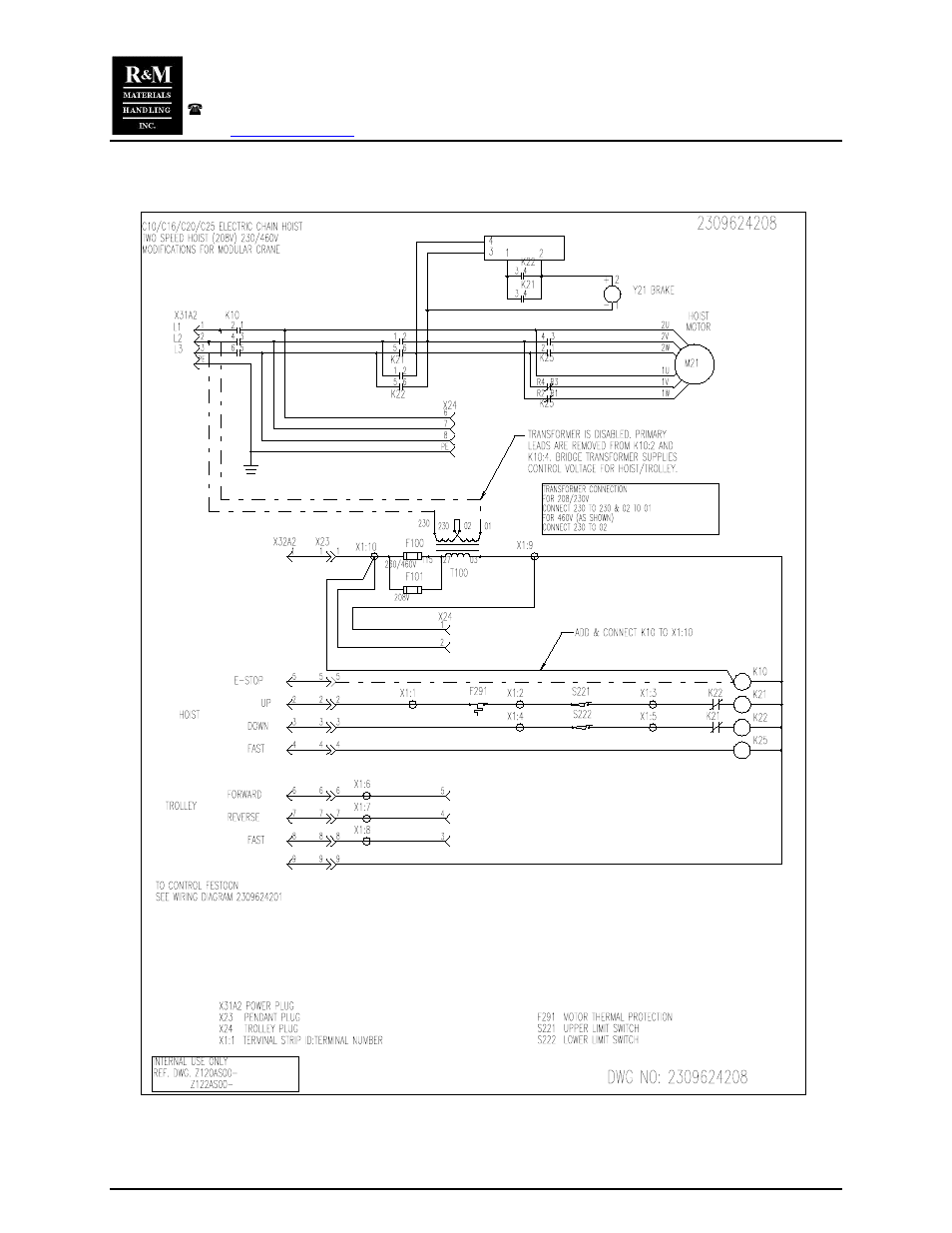 R&M Materials Handling CHAIN HOIST PACKAGES User Manual | Page 11 / 30