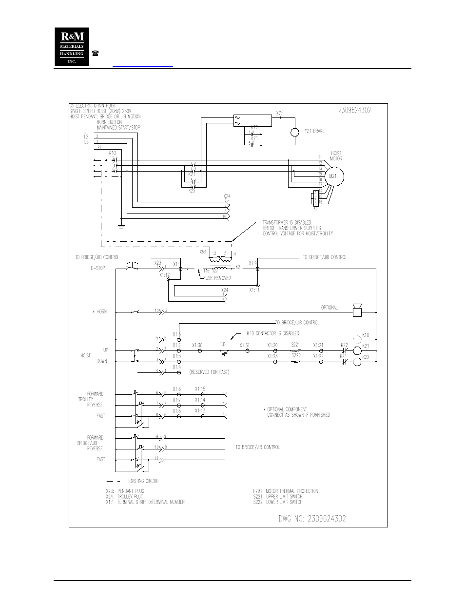 R&M Materials Handling CHAIN HOIST PACKAGES User Manual | Page 15 / 30