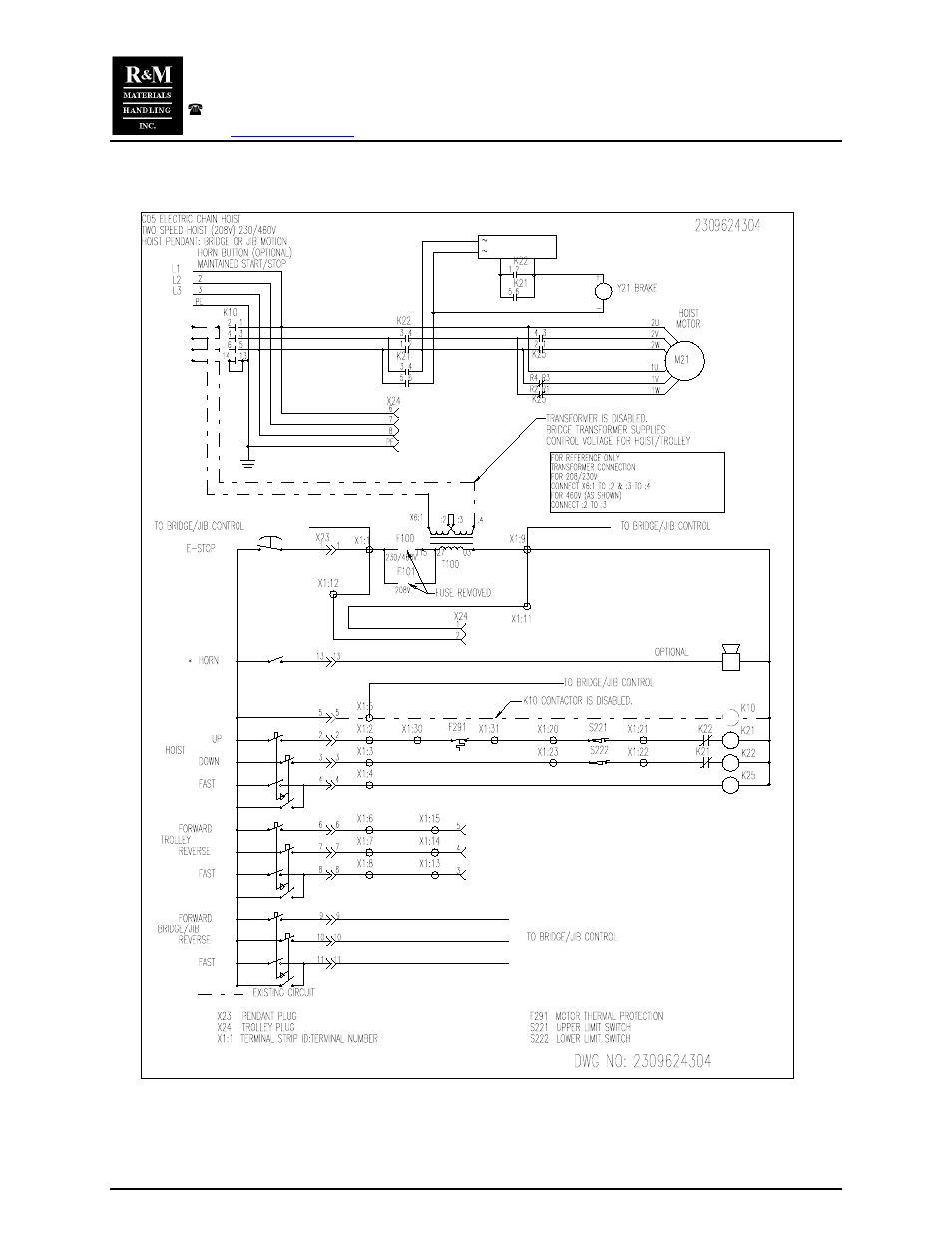 R&M Materials Handling CHAIN HOIST PACKAGES User Manual | Page 17 / 30