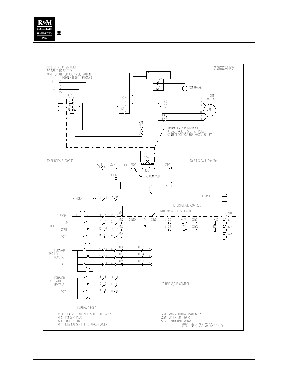 R&M Materials Handling CHAIN HOIST PACKAGES User Manual | Page 26 / 30