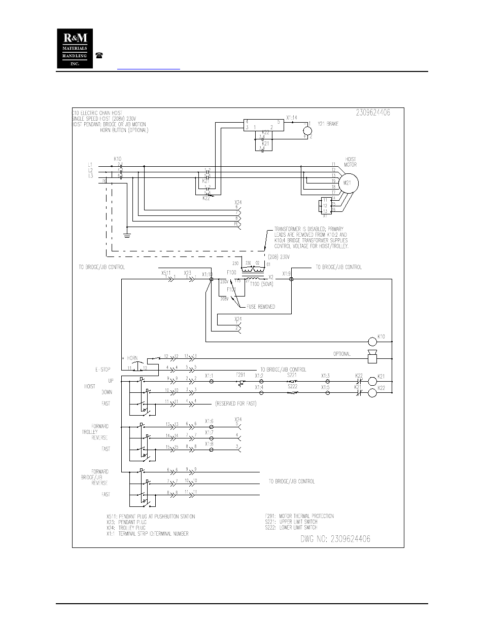 R&M Materials Handling CHAIN HOIST PACKAGES User Manual | Page 27 / 30