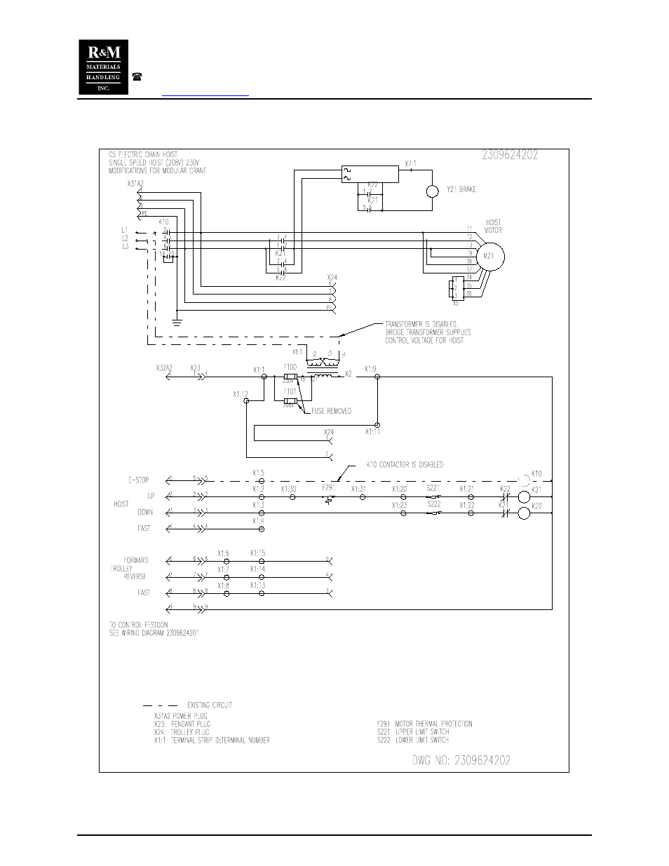 R&M Materials Handling CHAIN HOIST PACKAGES User Manual | Page 5 / 30