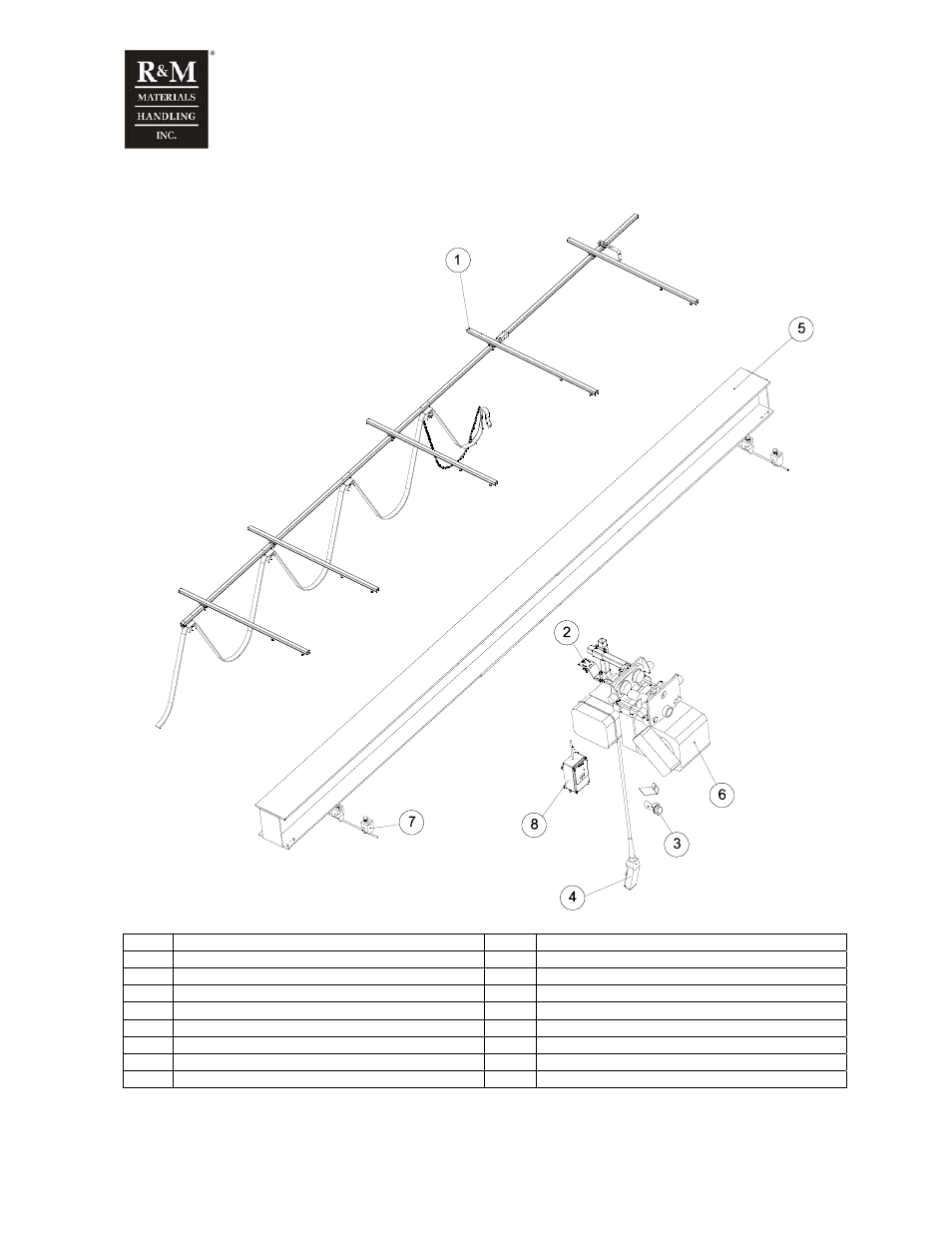 R&M Materials Handling WIRE ROPE PACKAGES User Manual | Page 10 / 76