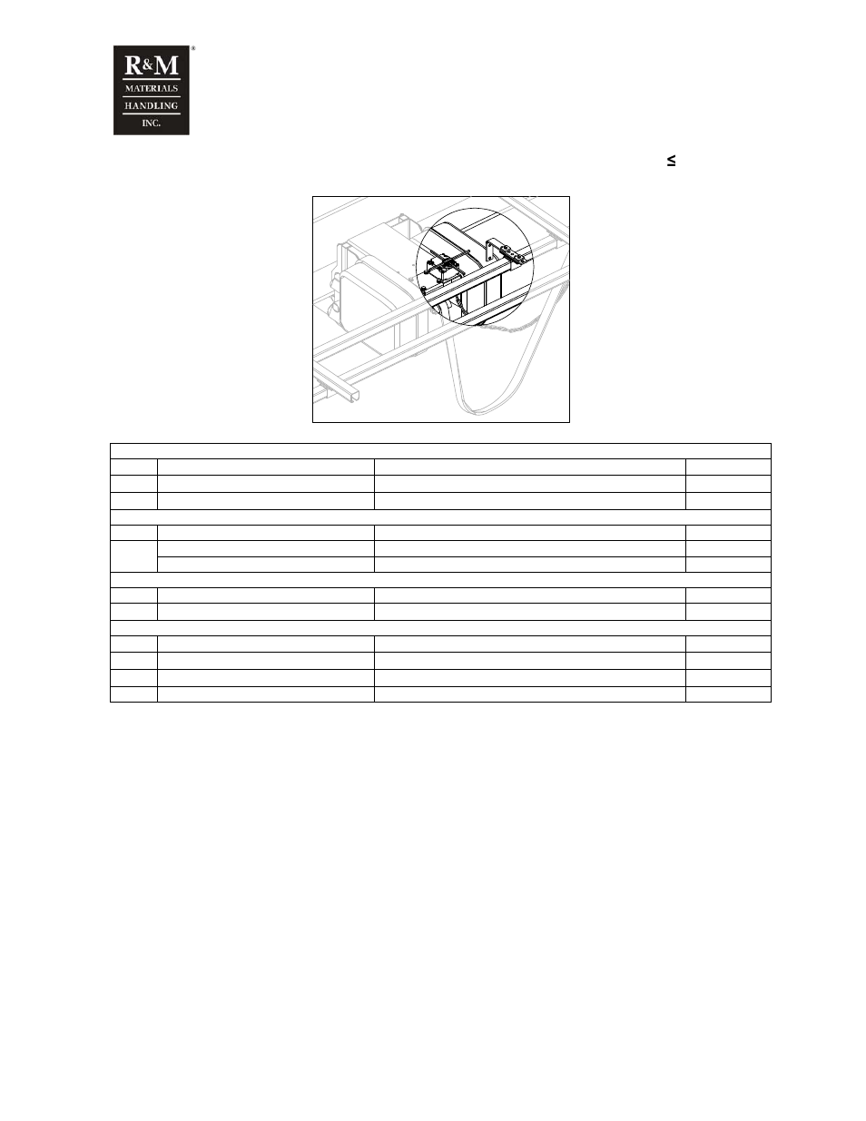 R&M Materials Handling WIRE ROPE PACKAGES User Manual | Page 37 / 76