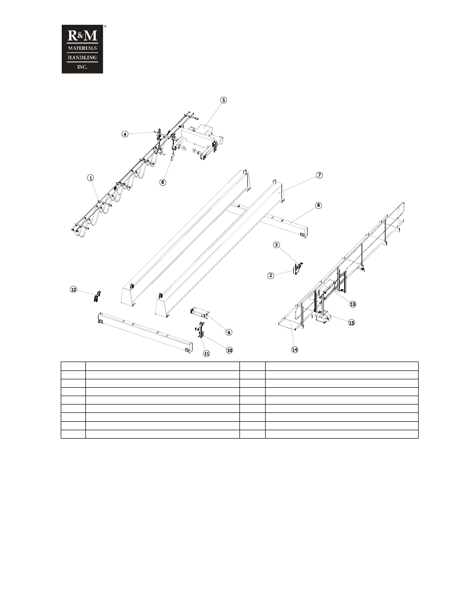 R&M Materials Handling WIRE ROPE PACKAGES User Manual | Page 6 / 76