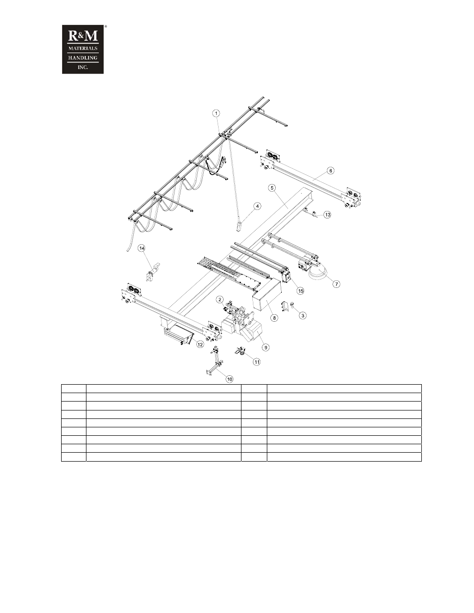 R&M Materials Handling WIRE ROPE PACKAGES User Manual | Page 7 / 76