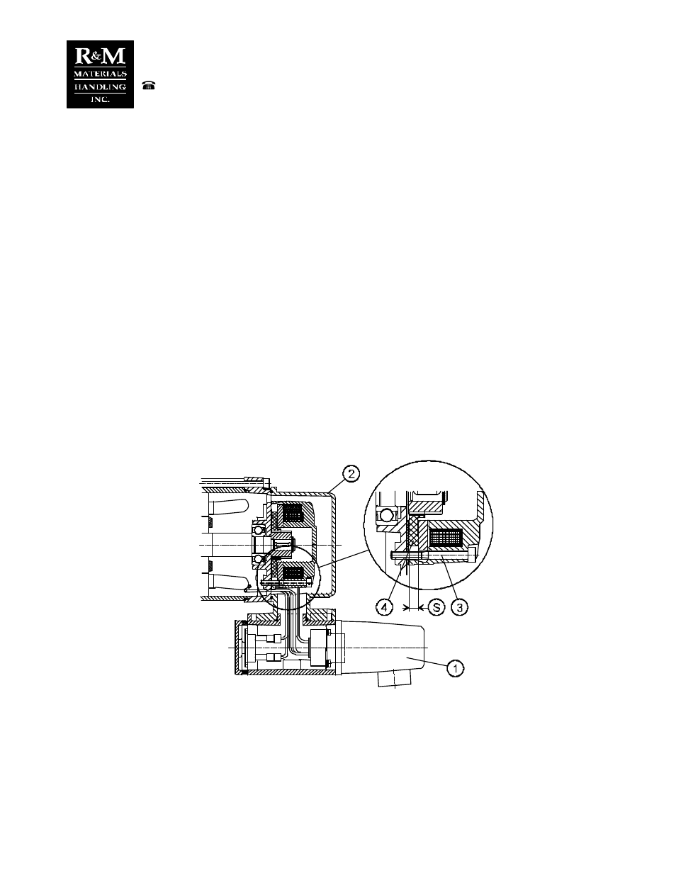 1 adjustment of compact brake air gap, 2 removing the compact brake, 3 removing and inspection of dc brake | R&M Materials Handling END TRUCKS BRIDGE DRIVES WHEEL BLOCKS GES Drive Manual User Manual | Page 8 / 11