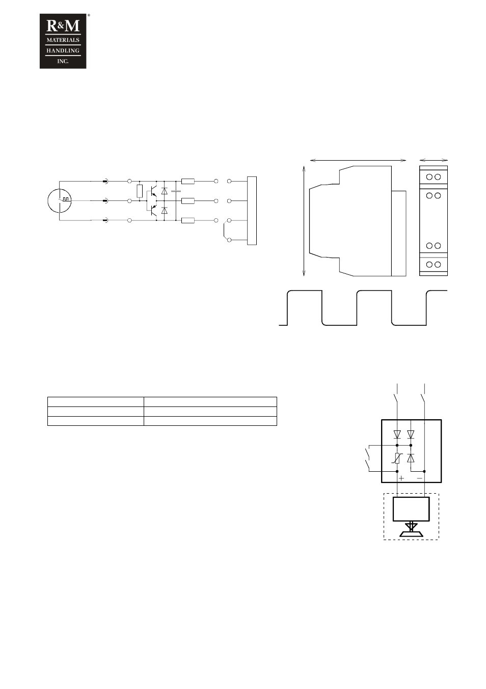 4 buffer amplifier kae234, Kae234 connection with sensor bearing | R&M Materials Handling VARIABLE SPEED CONTROLS ControlMaster Plus Service Manual User Manual | Page 23 / 83