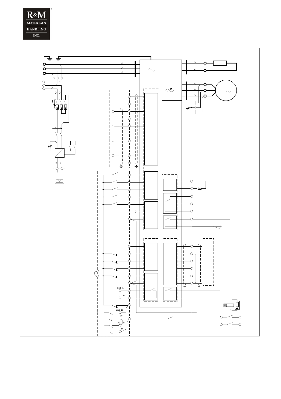 R&M Materials Handling VARIABLE SPEED CONTROLS ControlMaster Plus Service Manual User Manual | Page 75 / 83