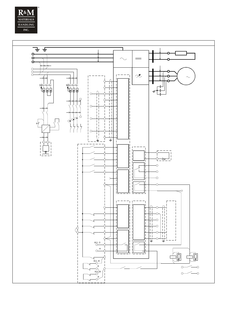 055f | R&M Materials Handling VARIABLE SPEED CONTROLS ControlMaster Plus Service Manual User Manual | Page 76 / 83