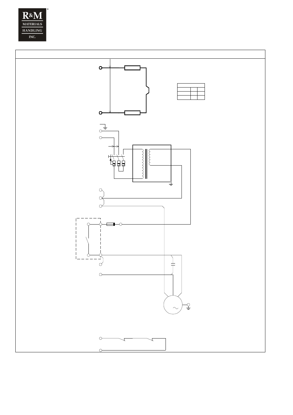 R&M Materials Handling VARIABLE SPEED CONTROLS ControlMaster Plus Service Manual User Manual | Page 78 / 83