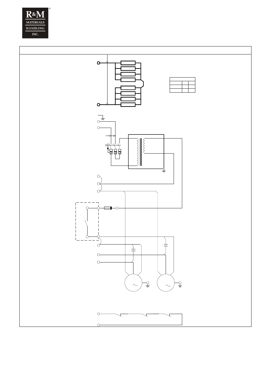 R&M Materials Handling VARIABLE SPEED CONTROLS ControlMaster Plus Service Manual User Manual | Page 81 / 83