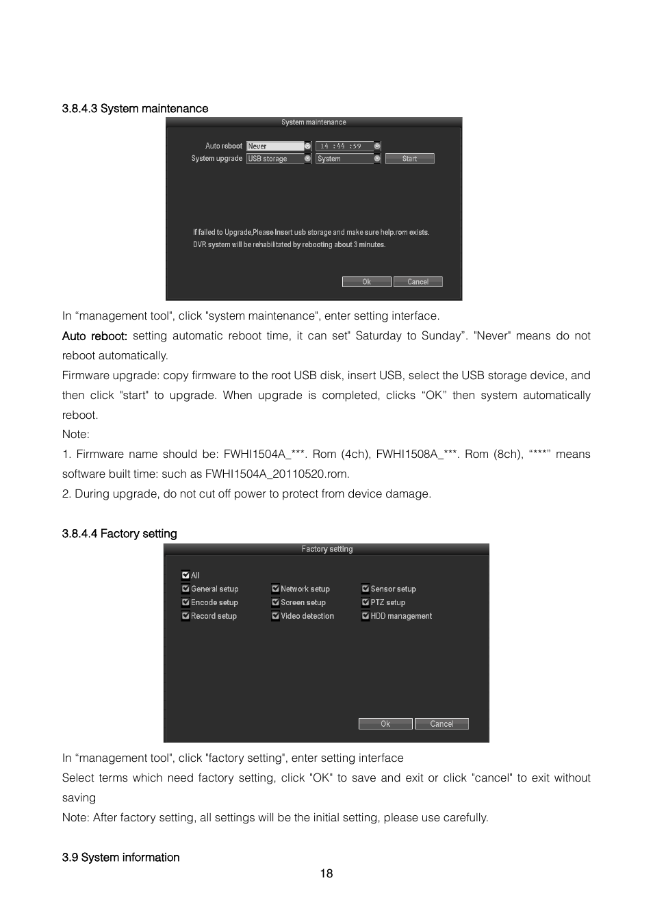 ZMODO ZMD-DT-SFN6 16CH H.264 Smart Security 960H DVR User Manual | Page 18 / 24