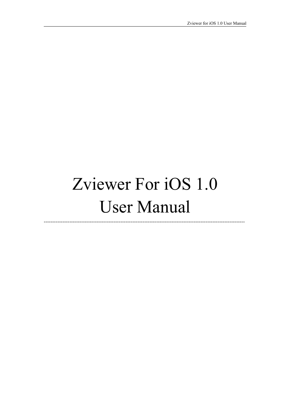 ZMODO ZP-KC1H04-P 4 Channel 720P PoE NVR System - Zviewer iOS User Manual User Manual | 15 pages