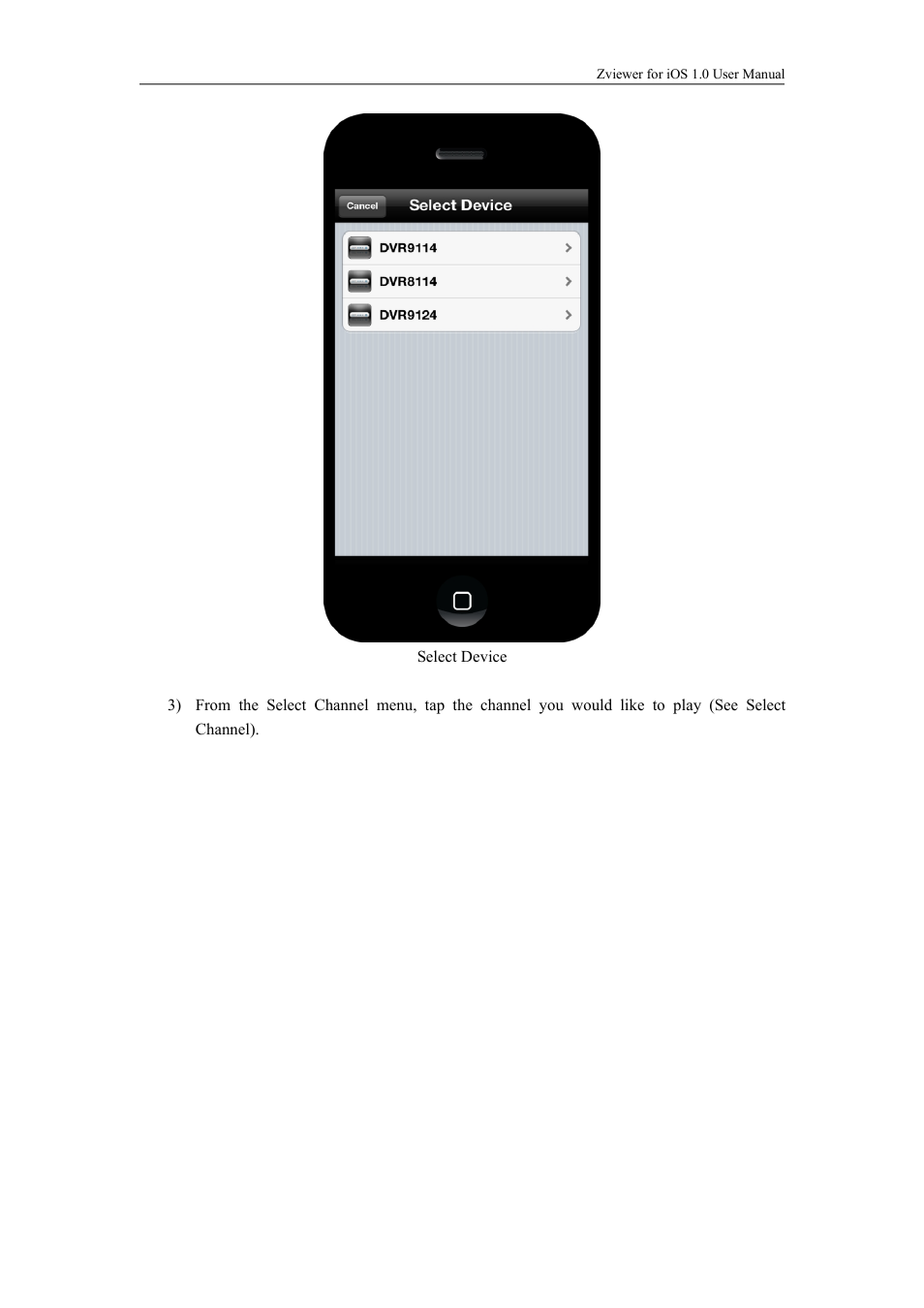 ZMODO ZP-KC1H04-P 4 Channel 720P PoE NVR System - Zviewer iOS User Manual User Manual | Page 10 / 15