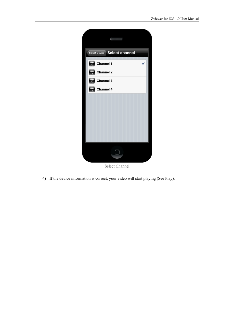 ZMODO ZP-KC1H04-P 4 Channel 720P PoE NVR System - Zviewer iOS User Manual User Manual | Page 11 / 15