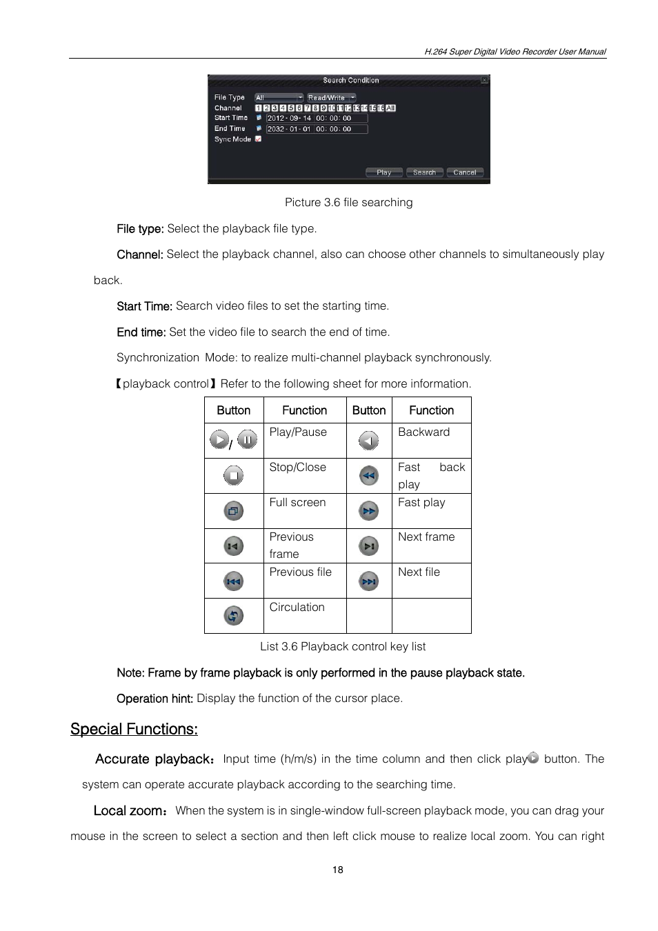 Special functions | ZMODO ZMD-DT-SCN4 User Manual | Page 19 / 76