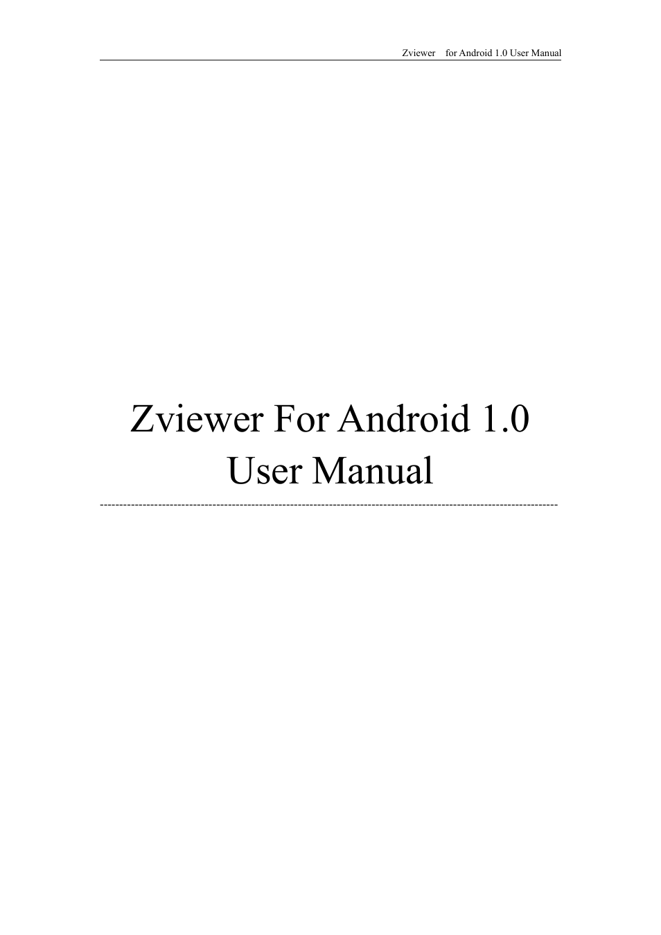 ZMODO ZP-KC1H04-P 4 Channel 720P PoE NVR System - Zviewer Android User Manual User Manual | 12 pages