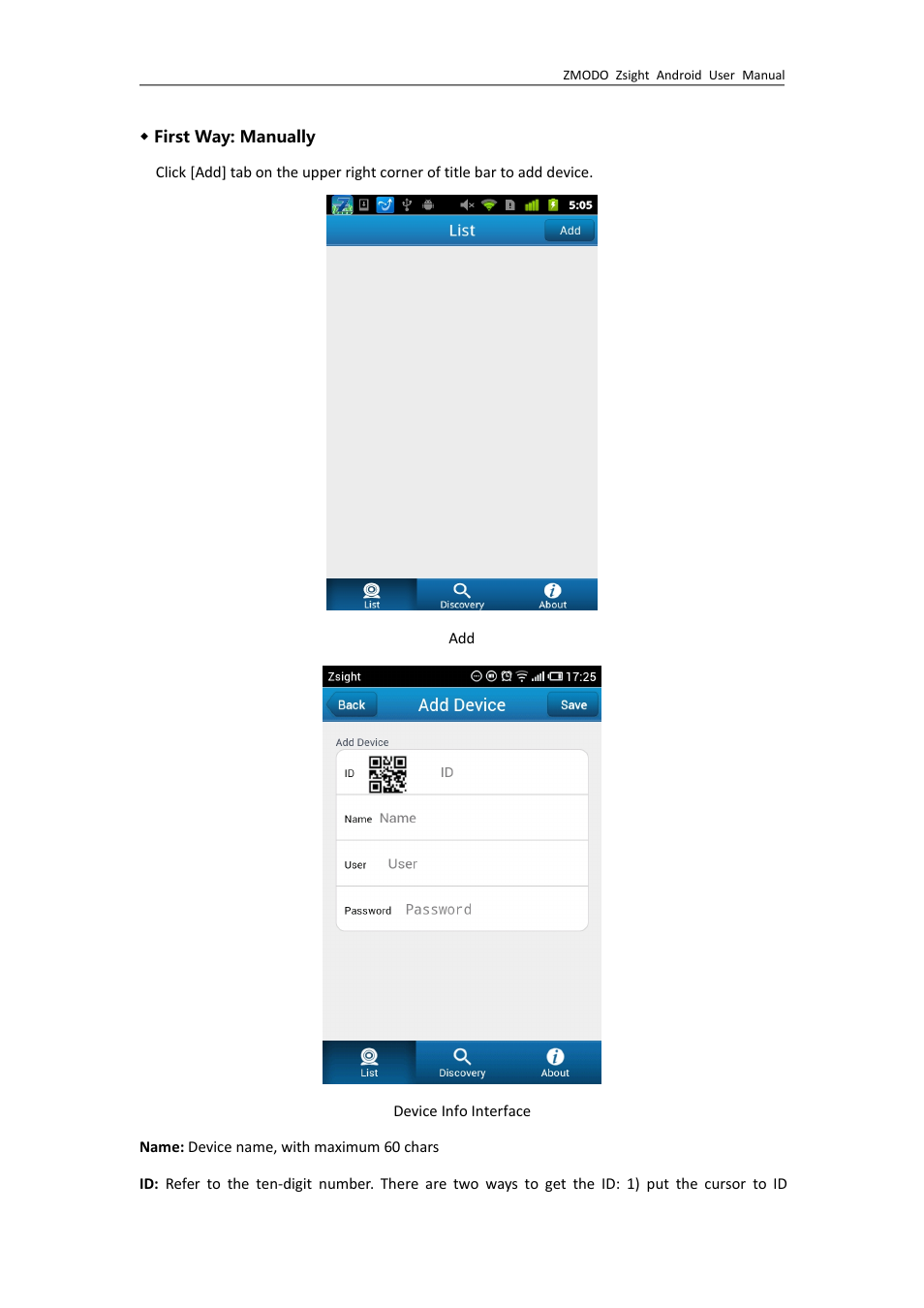 ZMODO ZP-IBH13-P 720P HD H.264 PoE IP Infrared Weatherproof Camera with QR Code Smartphone Setup - Zsight Android User Manual User Manual | Page 5 / 12