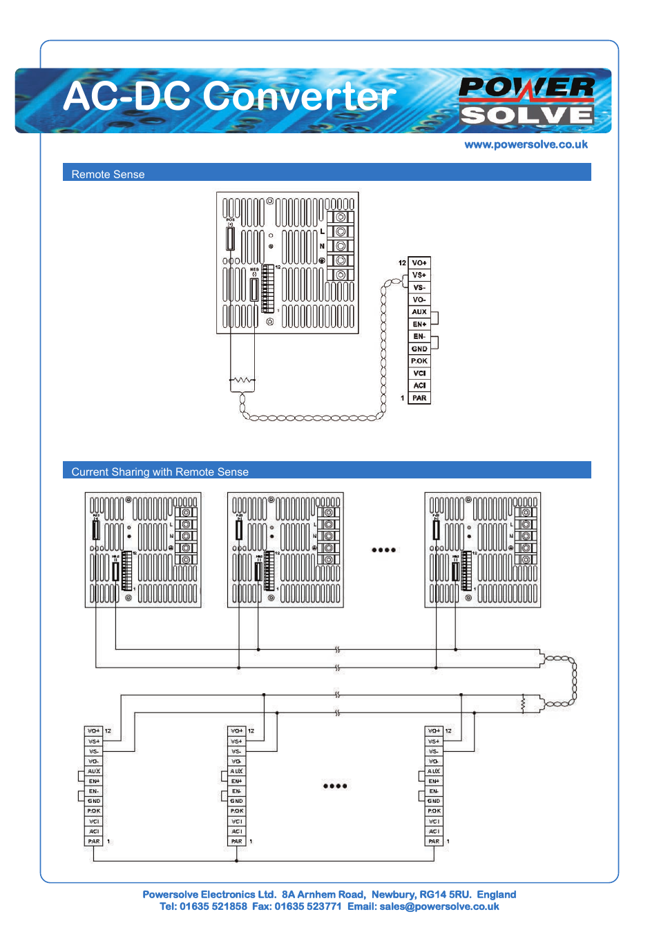 Ac-dc converter | Powersolve PAK3000 Series User Manual | Page 5 / 6