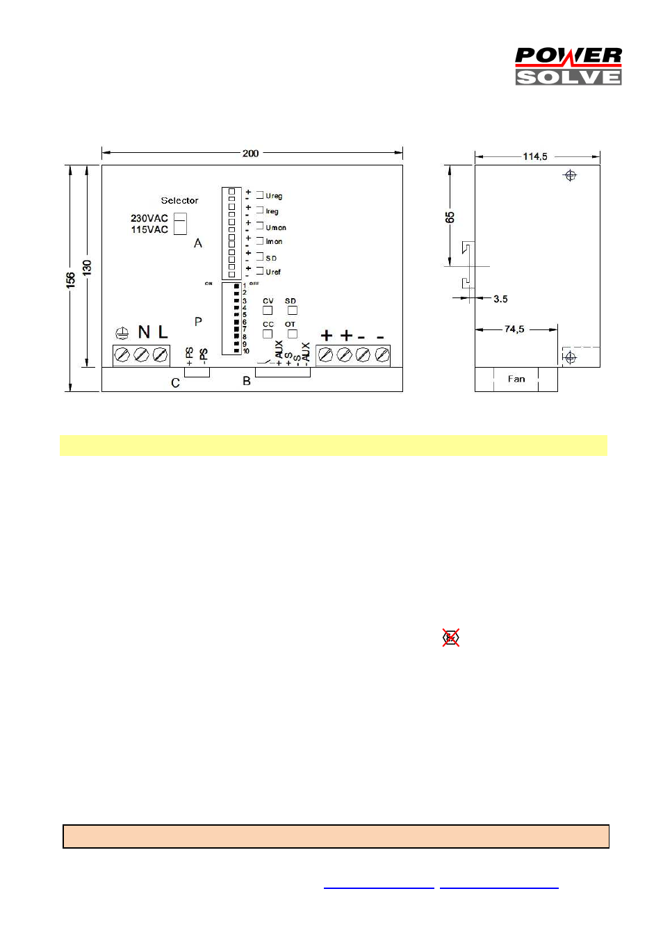 Powersolve HSEUIreg10001 Series User Manual | Page 9 / 9