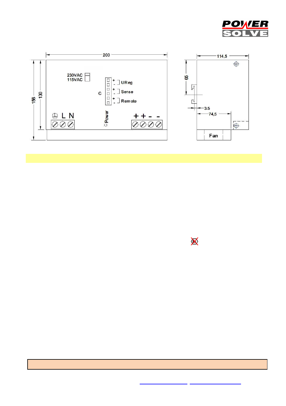 Powersolve HSEUreg10001 Series User Manual | Page 5 / 5