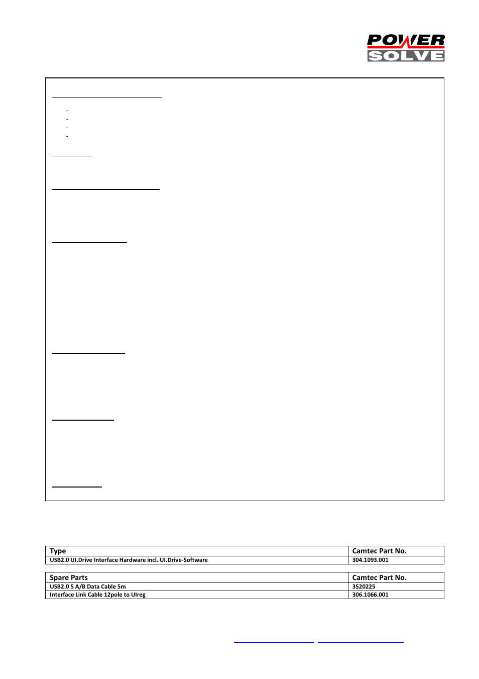 Powersolve USB 2.0 UI Drive Interface User Manual | Page 3 / 4