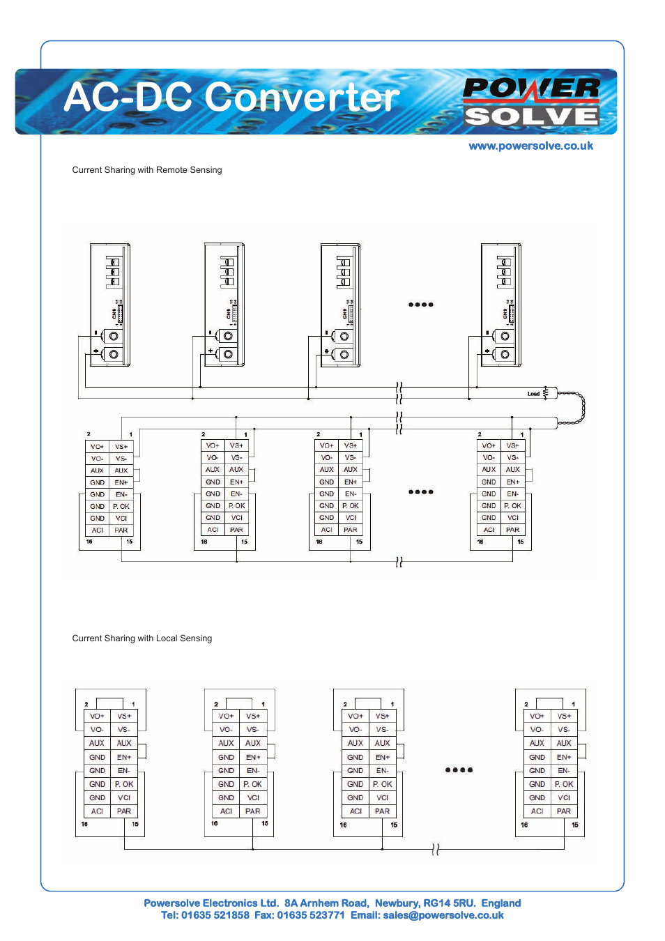 Ac-dc converter | Powersolve PAK1000 Series User Manual | Page 4 / 5