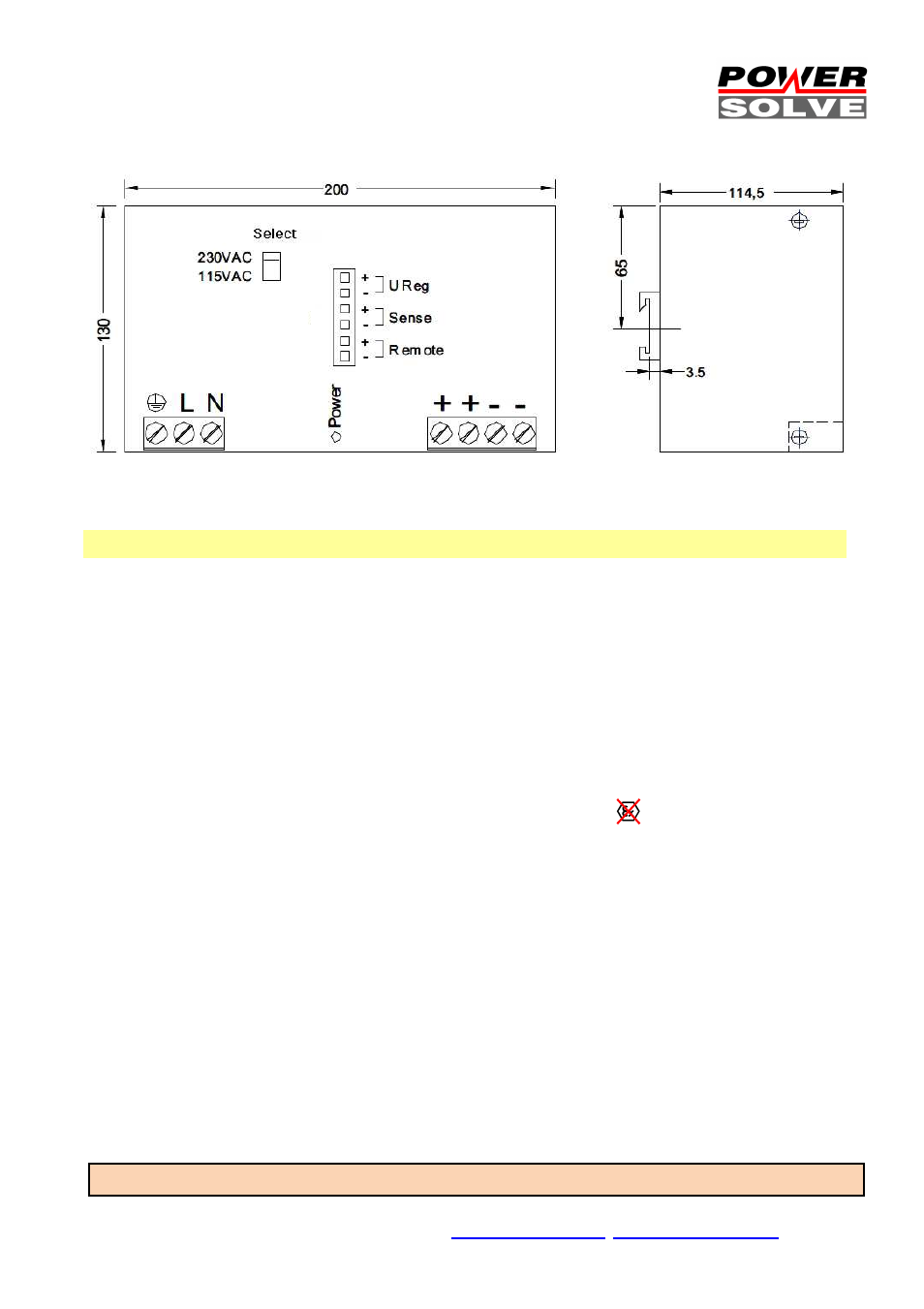 Powersolve HSEUreg07201 Series User Manual | Page 5 / 5