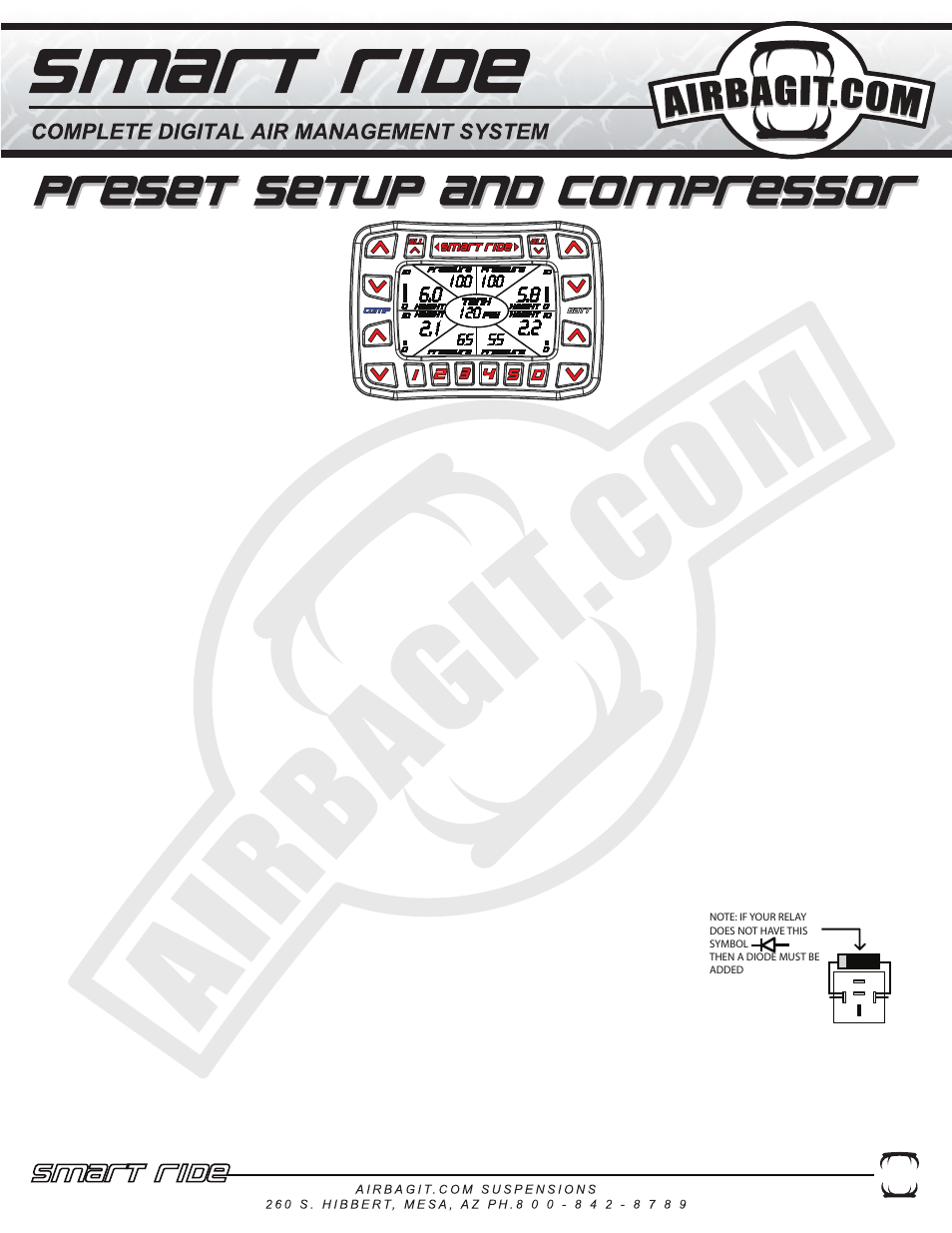Smart-ride-instr-b-9-14 | Airbagit Air Management User Manual | Page 11 / 16