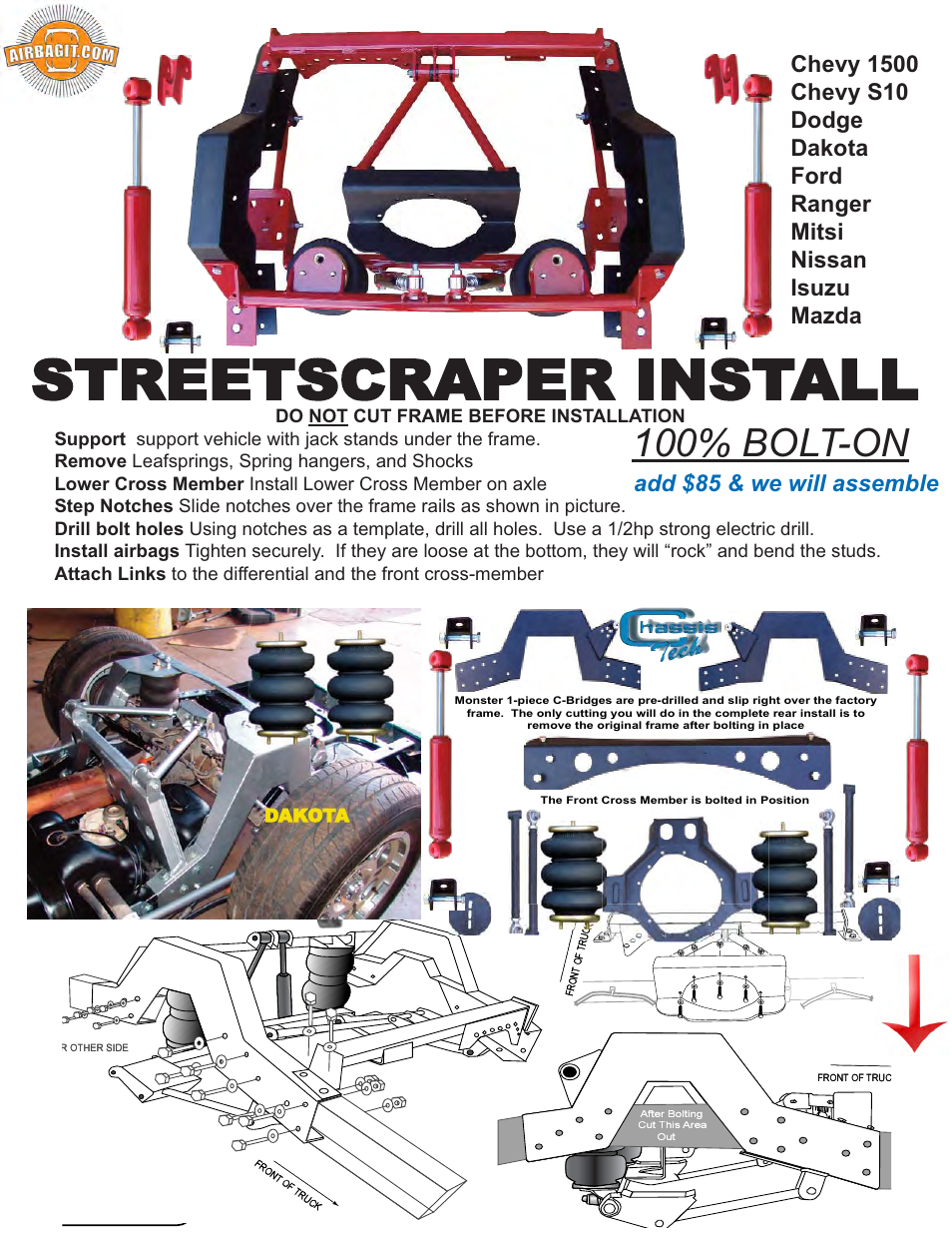 Airbagit Street Scraper User Manual | 5 pages