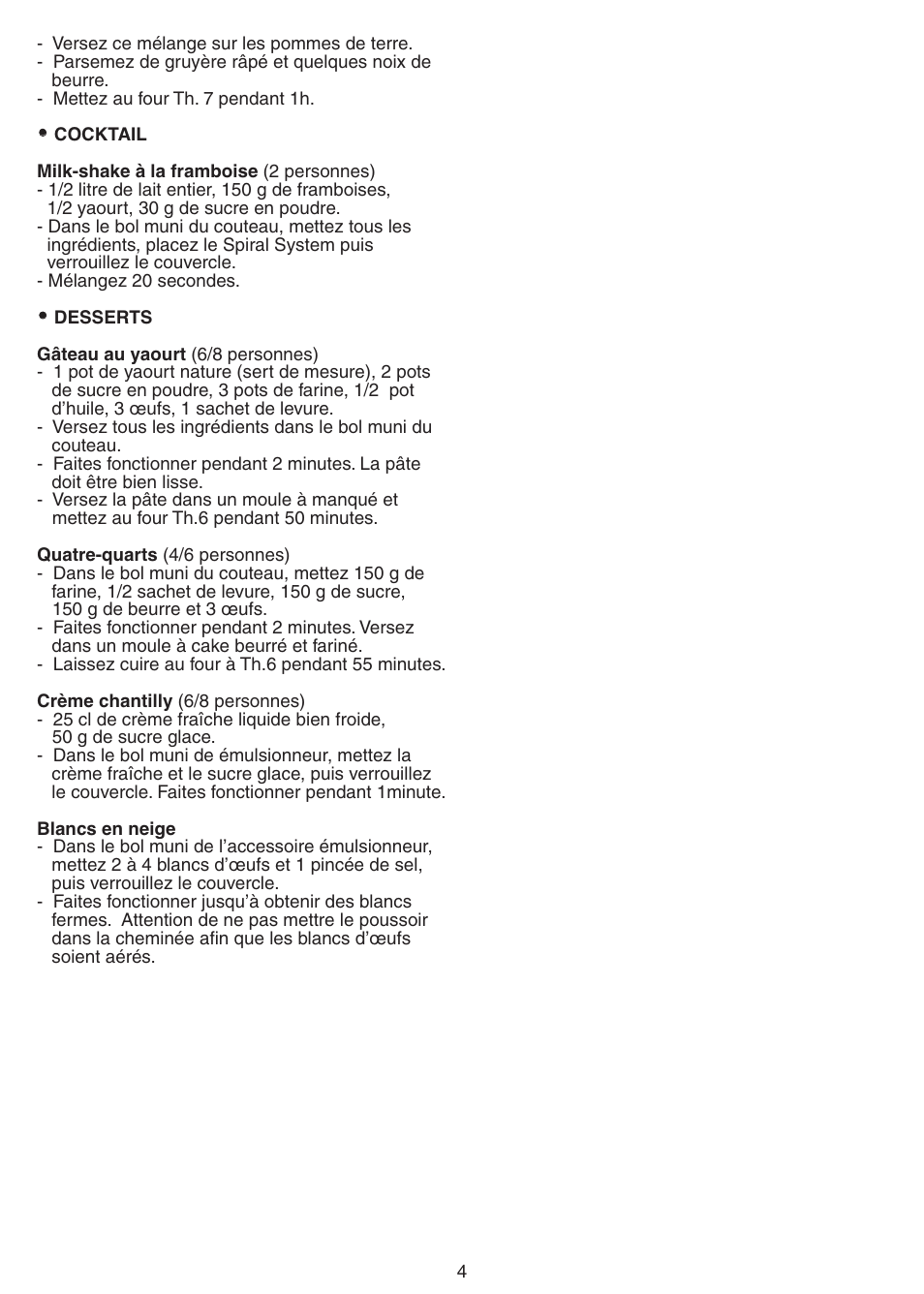 Moulinex DELICO FP20114E User Manual | Page 7 / 20