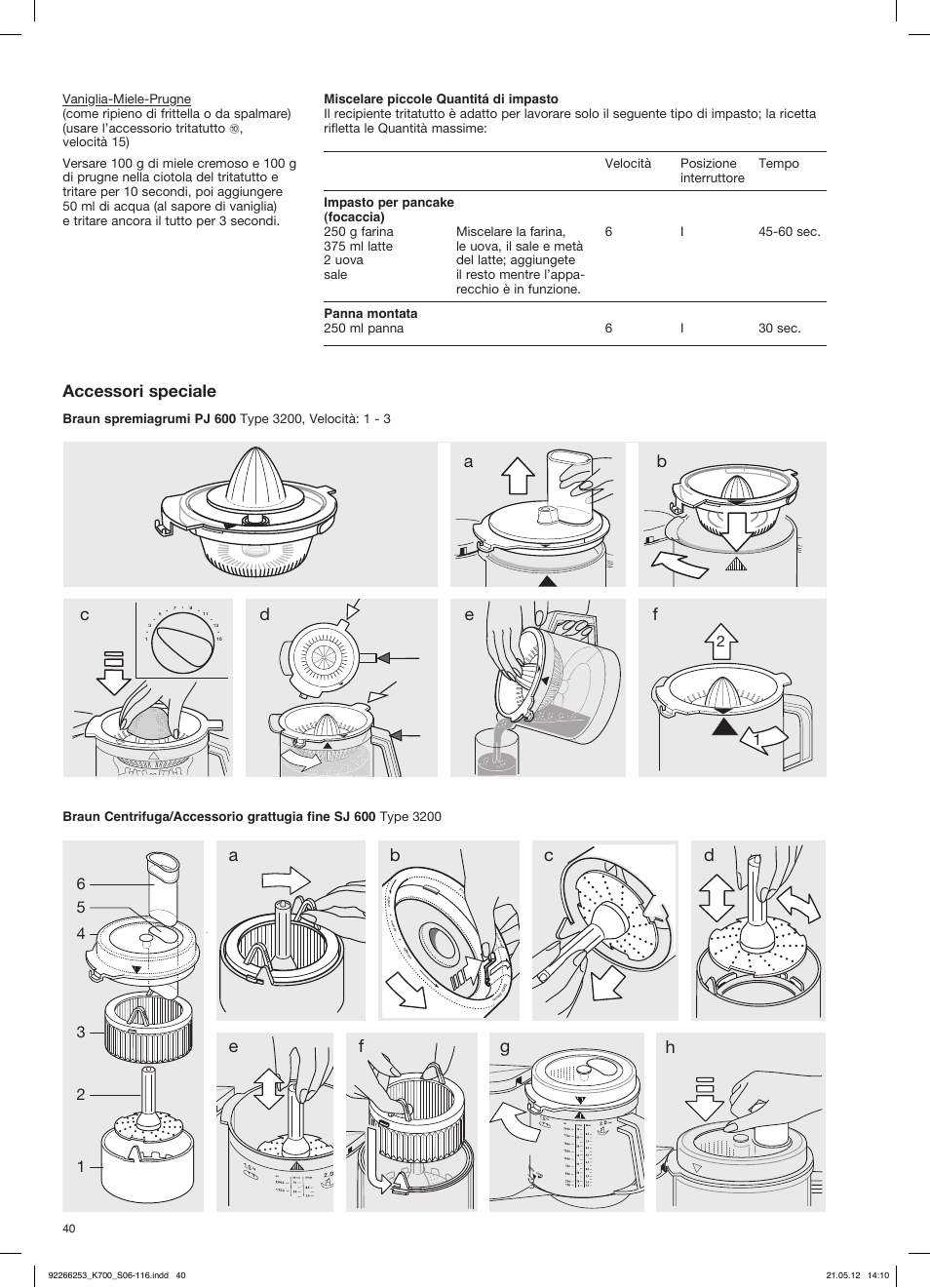 Accessori speciale | Braun Multiquick 5 K 700 User Manual | Page 39 / 113